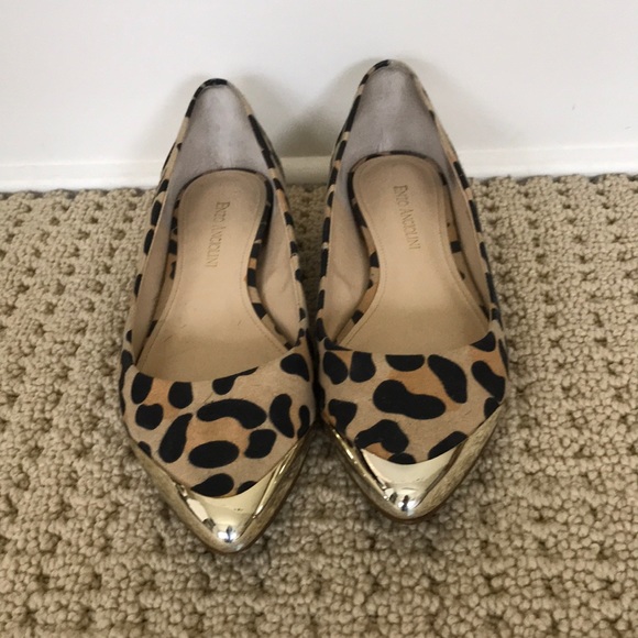 enzo angiolini leopard flats
